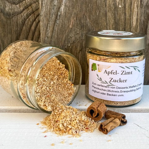 Apfel -Zimt Zucker