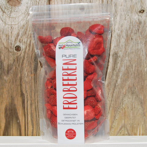Pure Erdbeeren - gefriergetrocknet